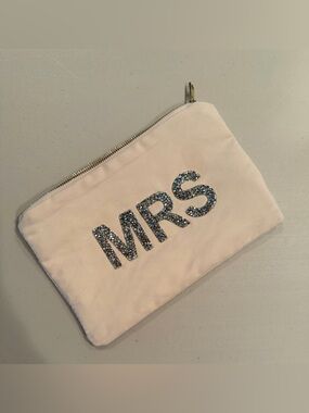 The Ring Boxes | bridal, MRS zippered cosmetic bag